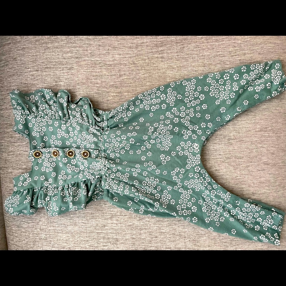 Green/blue jumpsuit by Jessica Simpson